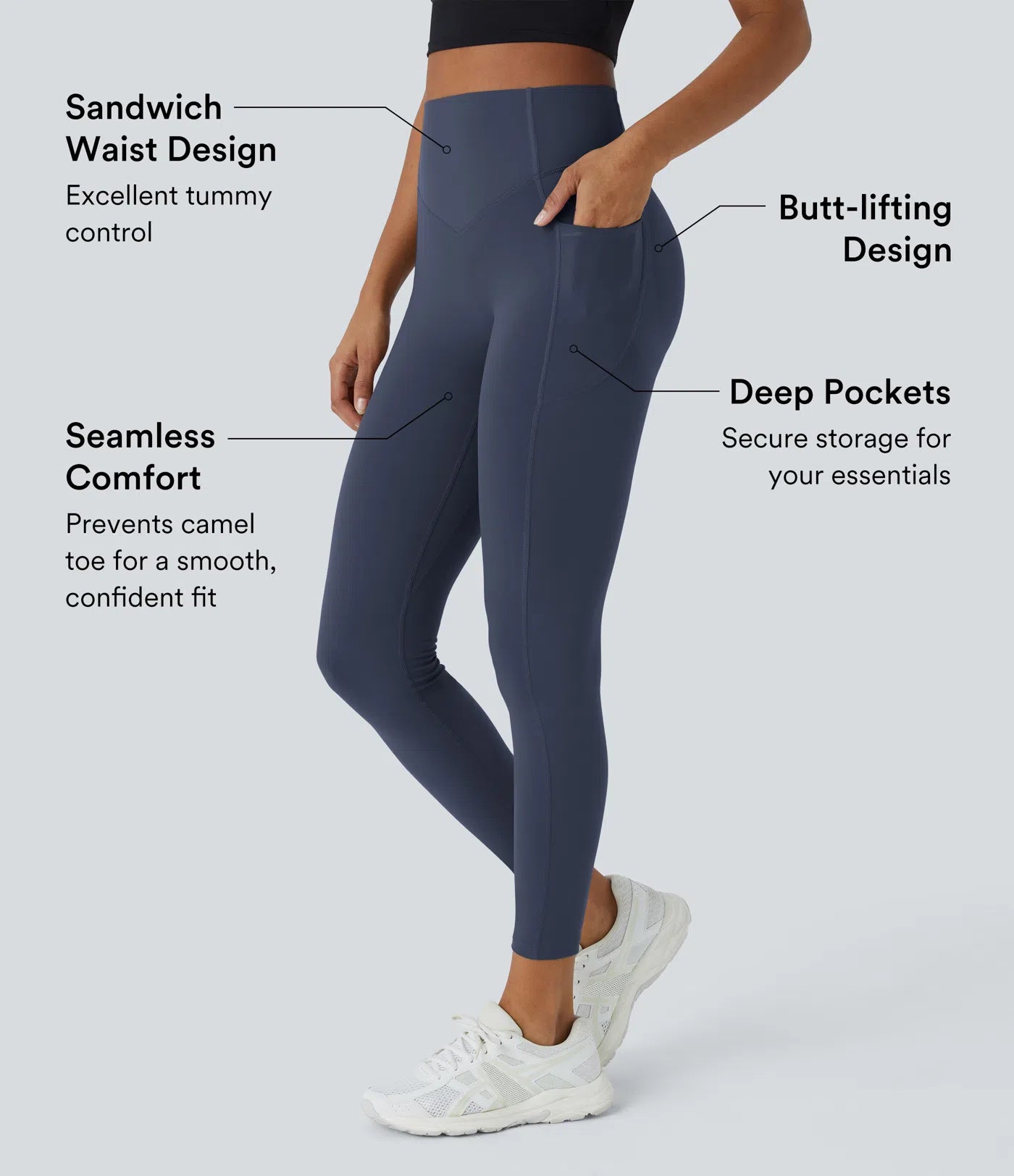 Tummy Control High Waisted Leggings