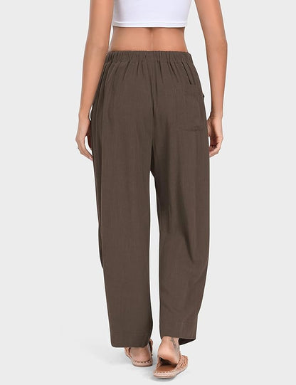 Linen Baggy Harem Pants