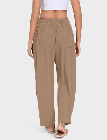 Linen Baggy Harem Pants