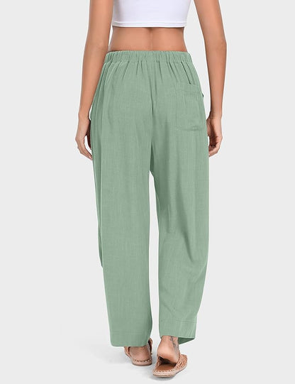 Linen Baggy Harem Pants