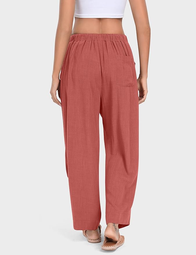 Linen Baggy Harem Pants