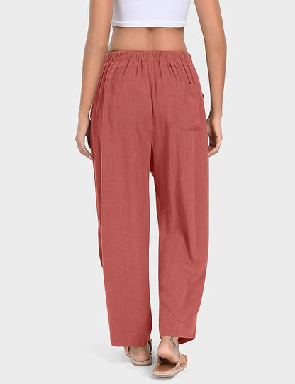 Linen Baggy Harem Pants