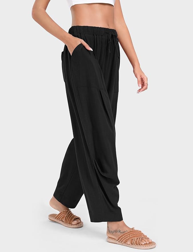 Linen Baggy Harem Pants