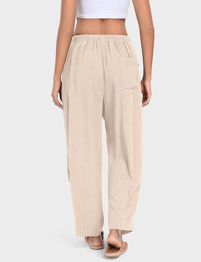 Linen Baggy Harem Pants