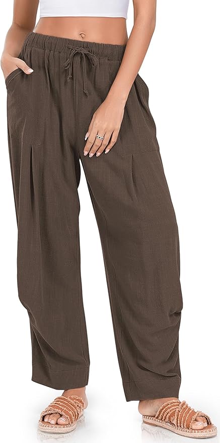Linen Baggy Harem Pants