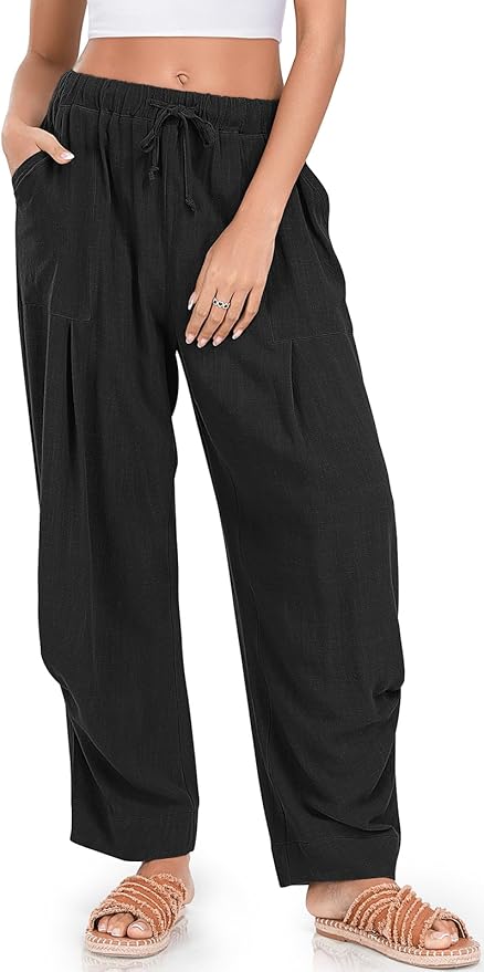 Linen Baggy Harem Pants