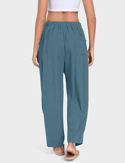 Linen Baggy Harem Pants