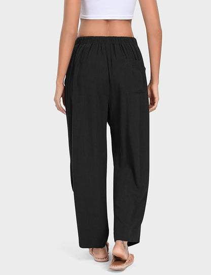 Linen Baggy Harem Pants
