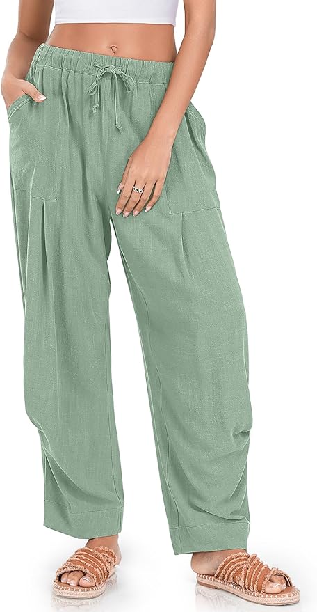 Linen Baggy Harem Pants